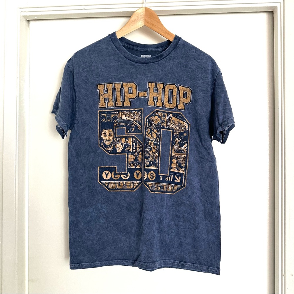 Rock The Bells Bleach Washed Hip Hop Graphic Tee – Medium